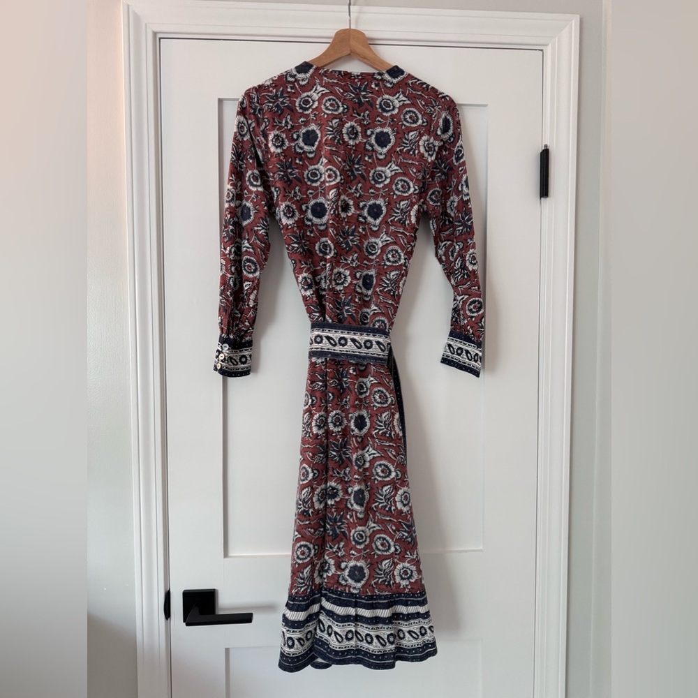 Cleobella Rylee Duster in Sienna Block - Picture 4 of 6